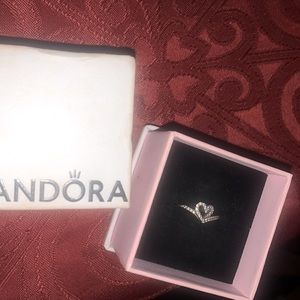 Heart Shaped Pandora Ring